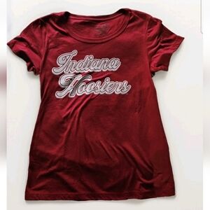 Image One Indiana Hoosiers Women's XL Red Officially Licensed T-Shirt